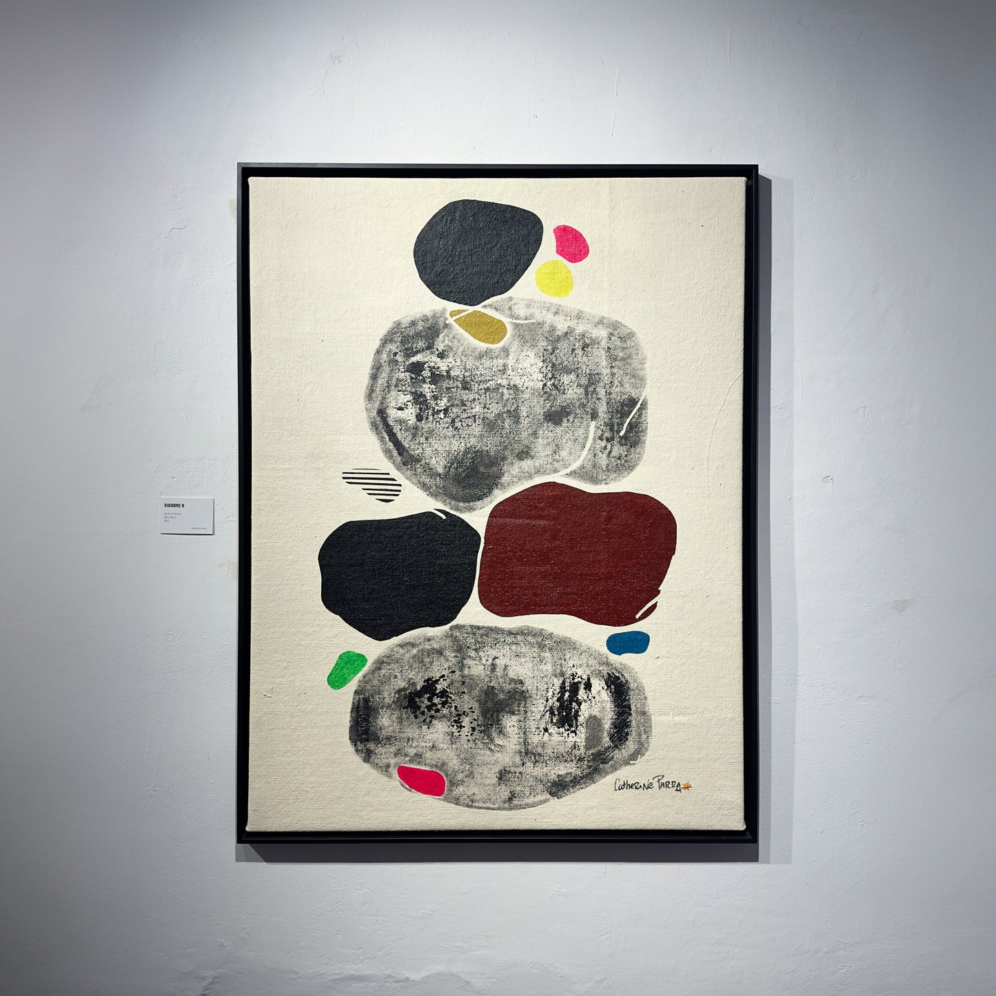 Catherine parra acrylic abstract painting matiz gallery barcelona